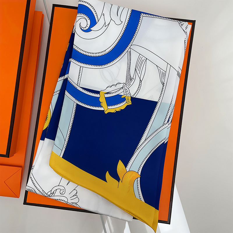 Halloween koponyás dekoratív sál twill selyemből, twill szövés, stílus: punk, niša — márka Jane Eyre Silk Edge