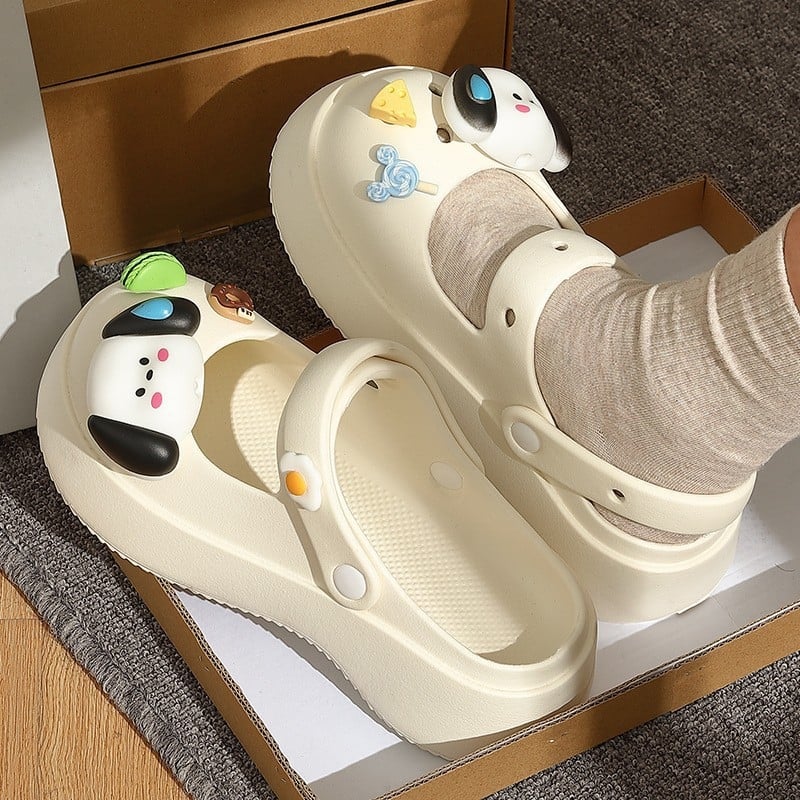 Papuci femei EVA Mary Jane cu deget închis și talpă groasă EVA, grosimea tălpii 1,5–3,5 cm