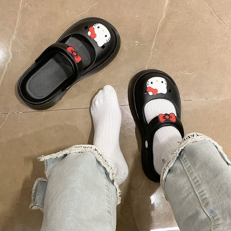 Papuci femei EVA Mary Jane cu deget închis și talpă groasă EVA, grosimea tălpii 1,5–3,5 cm