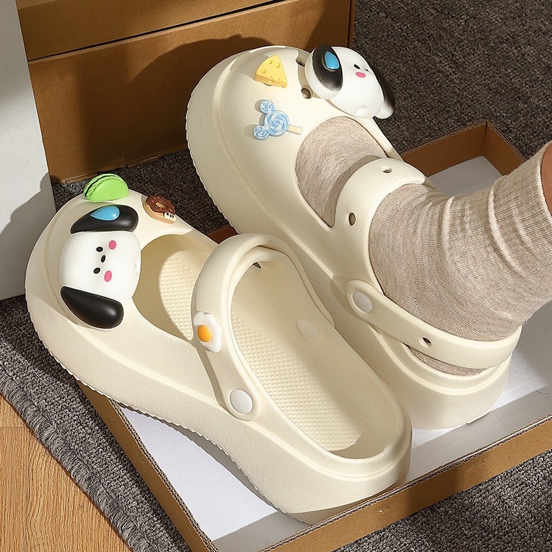 Papuci femei EVA Mary Jane cu deget închis și talpă groasă EVA, grosimea tălpii 1,5–3,5 cm