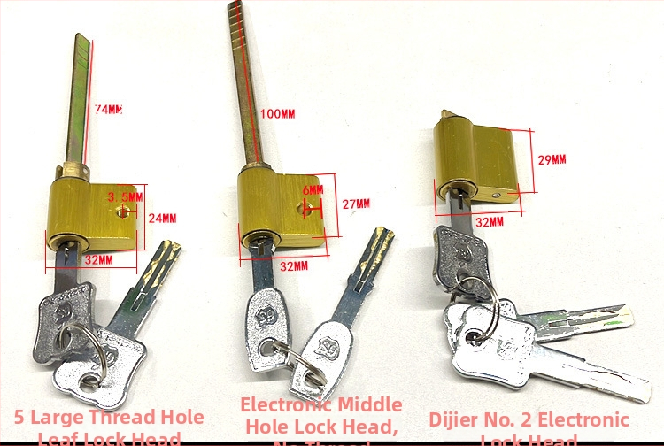 Zárcilinder, különleges formájú elektronikus zár belső ajtókhoz és szállodai ajtókhoz, cinkötvözet