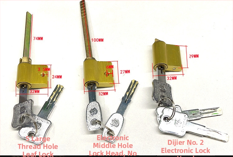 Zárcilinder, különleges formájú elektronikus zár belső ajtókhoz és szállodai ajtókhoz, cinkötvözet
