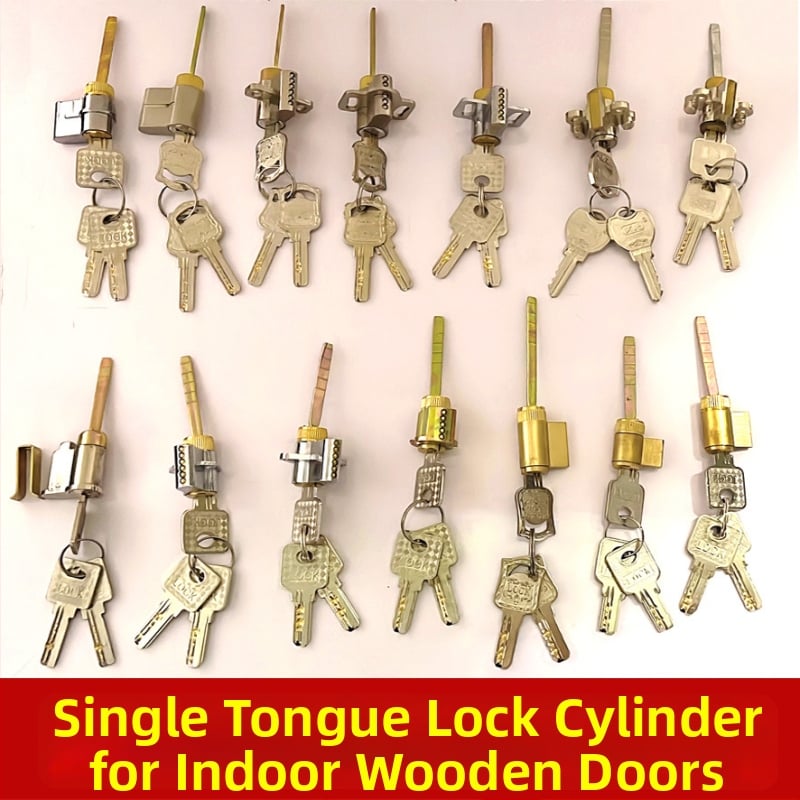 Zárcilinder, különleges formájú elektronikus zár belső ajtókhoz és szállodai ajtókhoz, cinkötvözet