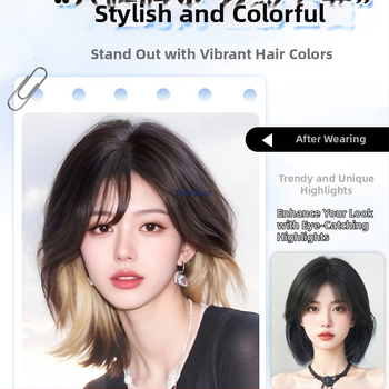 Piesă de perucă Yuxinde din mătase proteică