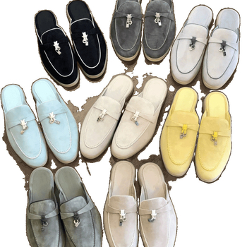 Papuci femei cu platformă, din piele de miel pe partea superioară, talpă din cauciuc, casual pentru zilnic