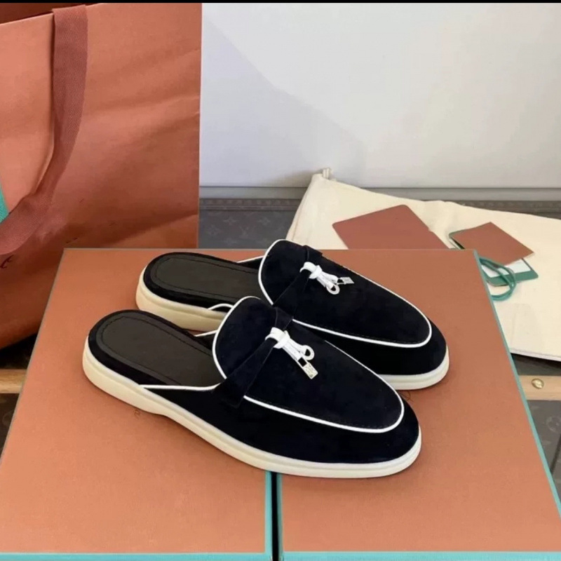 Papuci femei cu platformă, din piele de miel pe partea superioară, talpă din cauciuc, casual pentru zilnic