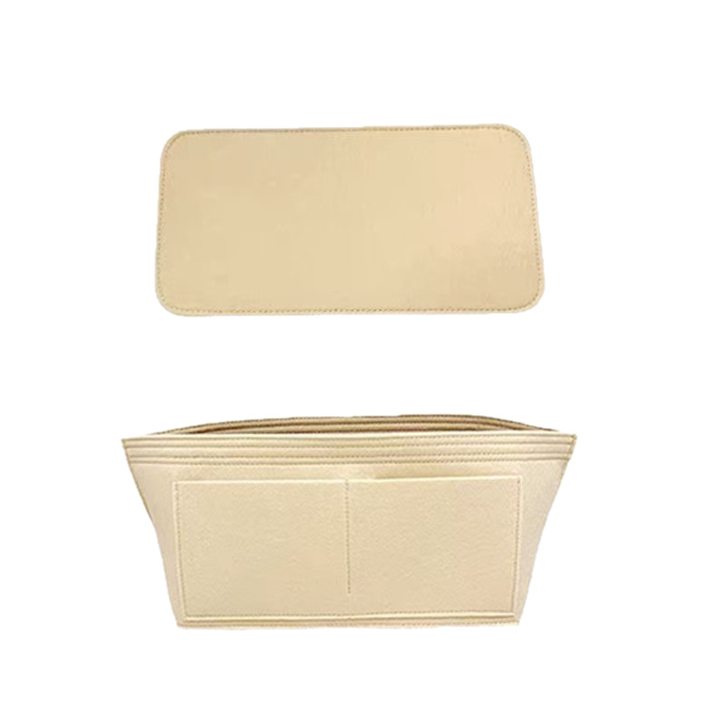 Unutarnji organizator za tote torbe – tijelo od filca, podstava od poliestera, jednobojni uzorak, ultra lagan, otporan na krađu, proširivo skladištenje za kućnu upotrebu