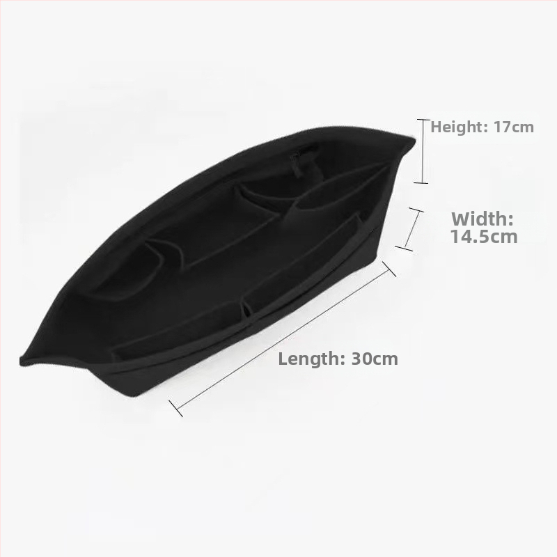 Unutarnji organizator za tote torbe – tijelo od filca, podstava od poliestera, jednobojni uzorak, ultra lagan, otporan na krađu, proširivo skladištenje za kućnu upotrebu