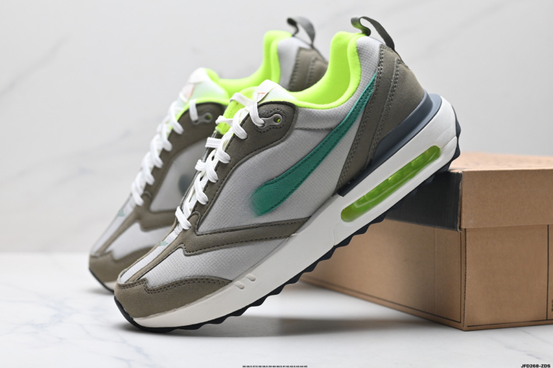 Pantofi de alergare unisex, talpă cu aer, talpă joasă — Superior: Piele de porc + Piele sintetică + Țesătură; Talpă: Cauciuc; Branț: EVA; Închidere: șireturi; Înălțime călcâi: Joasă (1–3 cm)