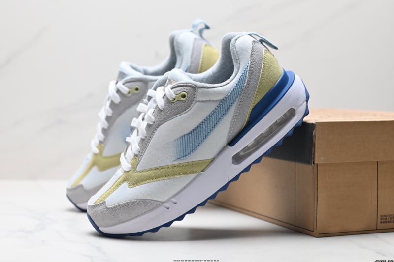 Pantofi de alergare unisex, talpă cu aer, talpă joasă — Superior: Piele de porc + Piele sintetică + Țesătură; Talpă: Cauciuc; Branț: EVA; Închidere: șireturi; Înălțime călcâi: Joasă (1–3 cm)