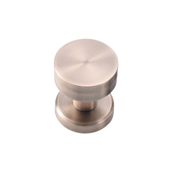 Nerezová skrytá okrúhla zámka na dvere - tichá, vhodná pre drevené dvere, s jednostrannou rukoväťou