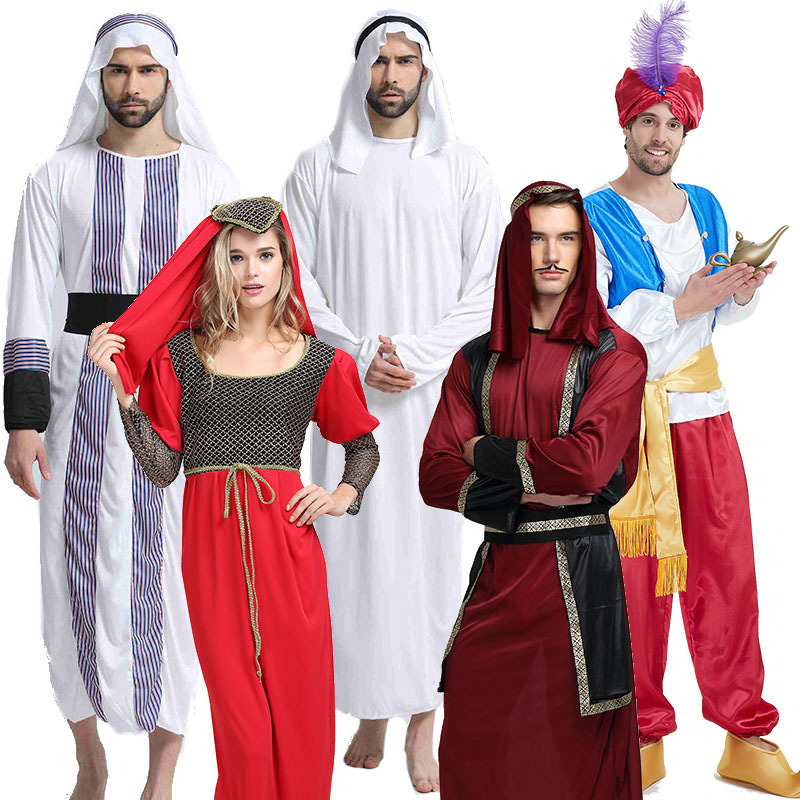 Halloween Ball kostým – Arabský rúško Saud-Dubaj štýl pre ženy – Polyester, hlavná zložka acetát 100% – Jar 2023