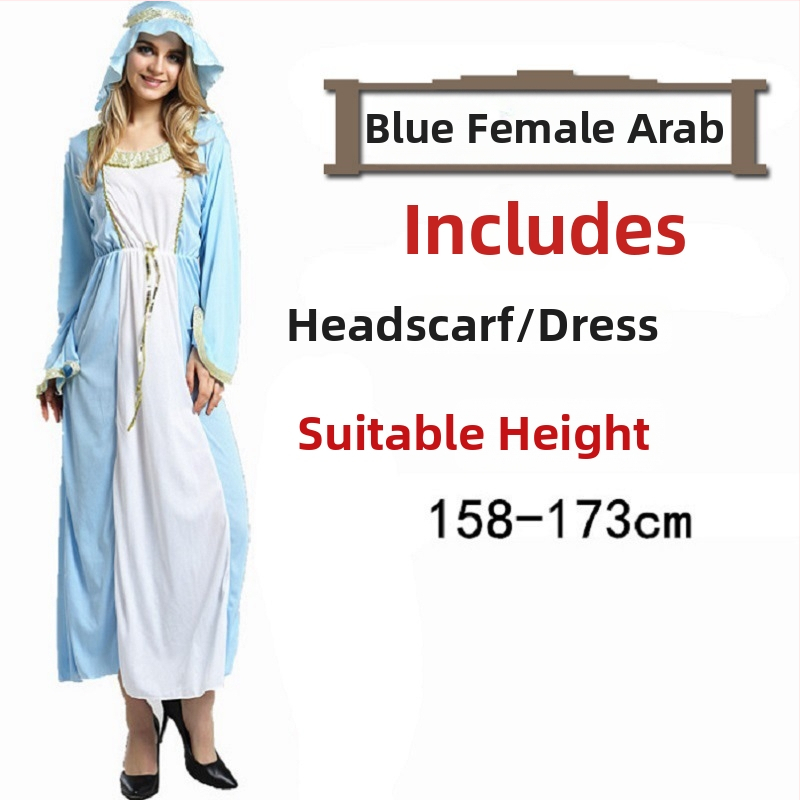 Halloween Ball kostým – Arabský rúško Saud-Dubaj štýl pre ženy – Polyester, hlavná zložka acetát 100% – Jar 2023