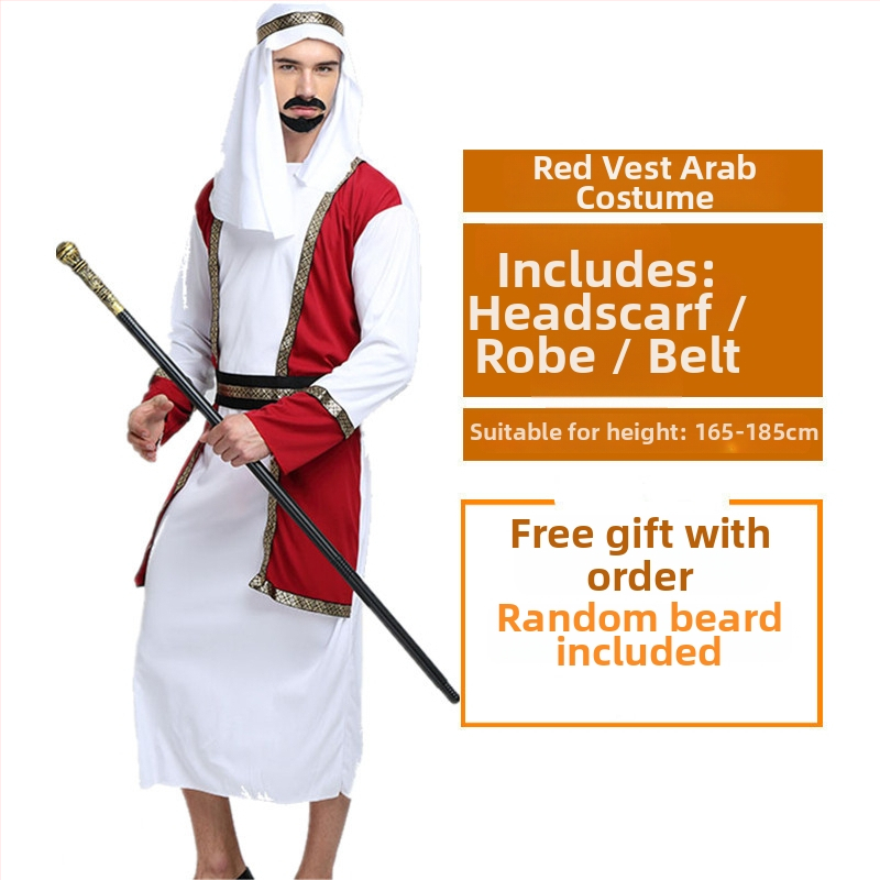 Halloween Ball kostým – Arabský rúško Saud-Dubaj štýl pre ženy – Polyester, hlavná zložka acetát 100% – Jar 2023