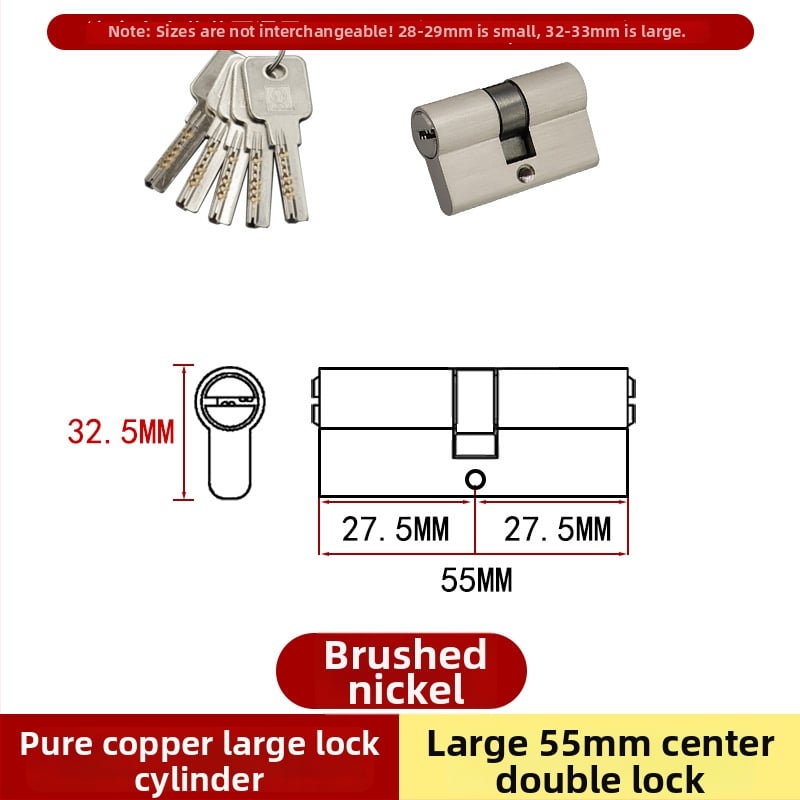 Réz zárbetét AX-70C ajtókhoz — univerzális belső ajtókhoz, márka AixiN, zárbetét, modern minimalista stílus