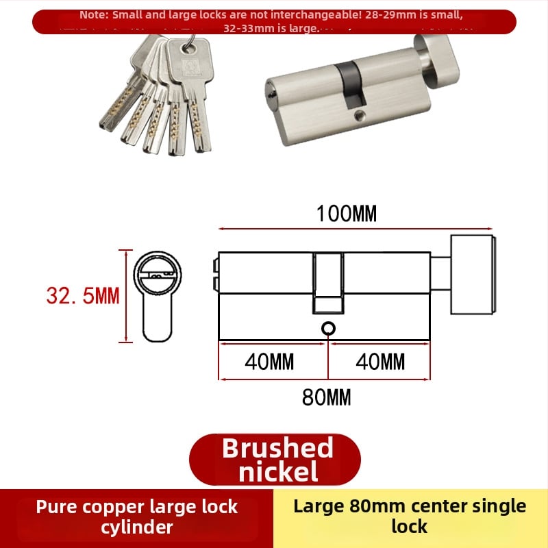 Réz zárbetét AX-70C ajtókhoz — univerzális belső ajtókhoz, márka AixiN, zárbetét, modern minimalista stílus