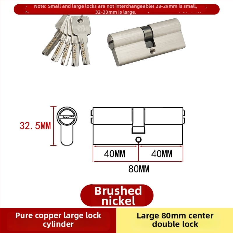Réz zárbetét AX-70C ajtókhoz — univerzális belső ajtókhoz, márka AixiN, zárbetét, modern minimalista stílus