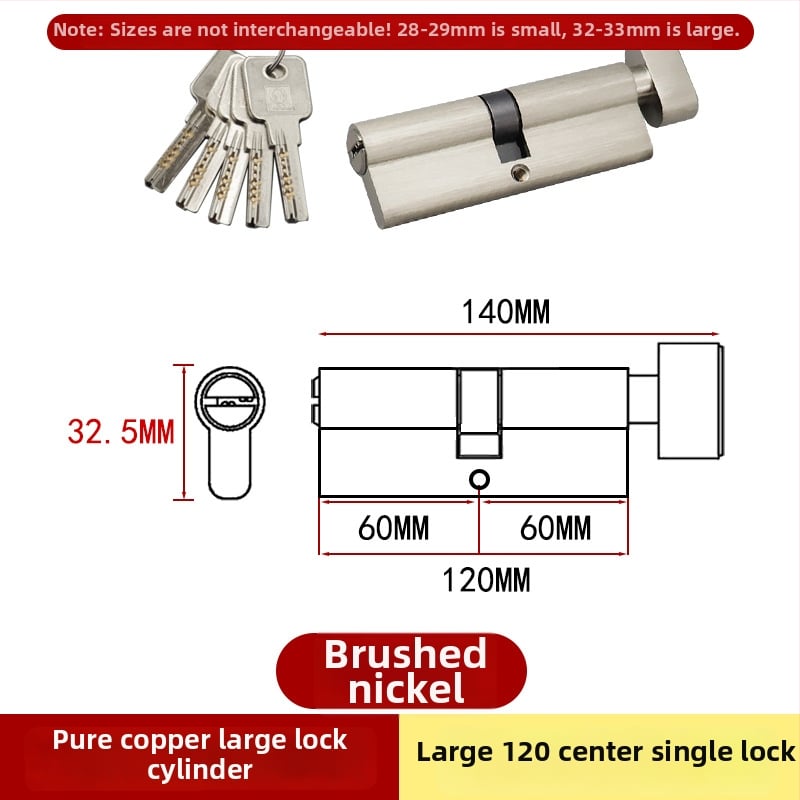 Réz zárbetét AX-70C ajtókhoz — univerzális belső ajtókhoz, márka AixiN, zárbetét, modern minimalista stílus