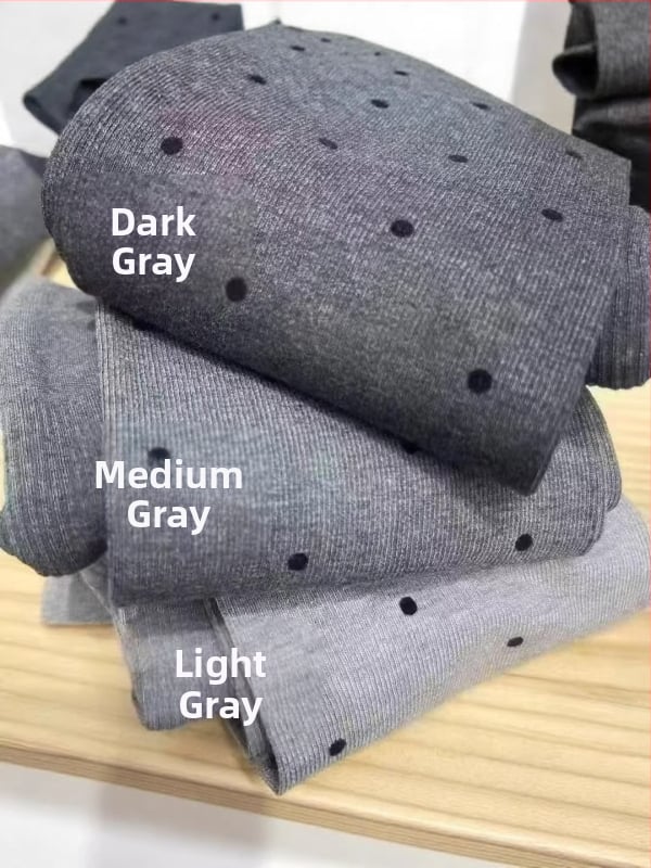 Νάιλον καλσόν με μοτίβο κυματοειδών κουκίδων, υψηλή ελαστικότητα, μεσαίο πάχος