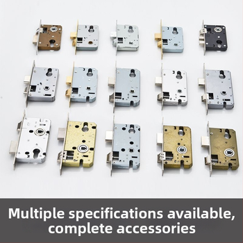 Vnútorný zámok pre drevené dvere, meďový zámok, guľový zámok, cylindr, jazýček, kód 5449751160