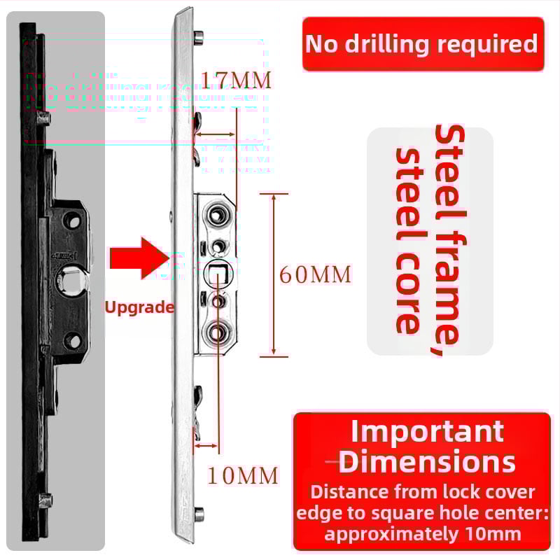 Alumíniumötvözetű bukóablak zárdoboza: átviteli zártest és teleszkópos zár, összekötő záralkatrészek