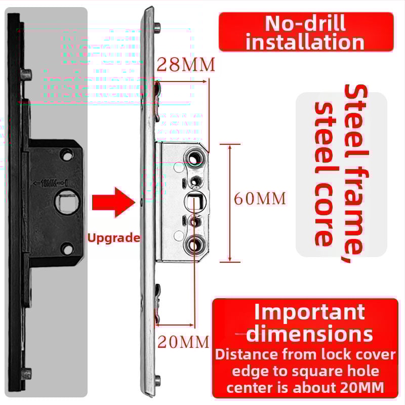 Alumíniumötvözetű bukóablak zárdoboza: átviteli zártest és teleszkópos zár, összekötő záralkatrészek