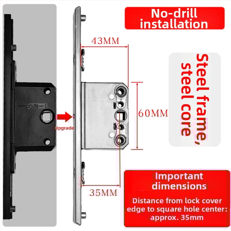 Alumíniumötvözetű bukóablak zárdoboza: átviteli zártest és teleszkópos zár, összekötő záralkatrészek