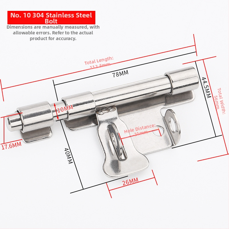 Дверна зацепка от неръждаема стомана – Solid Latch, корпус на заключващ Mechanizъм, за дървени врати, стил лайт лукс