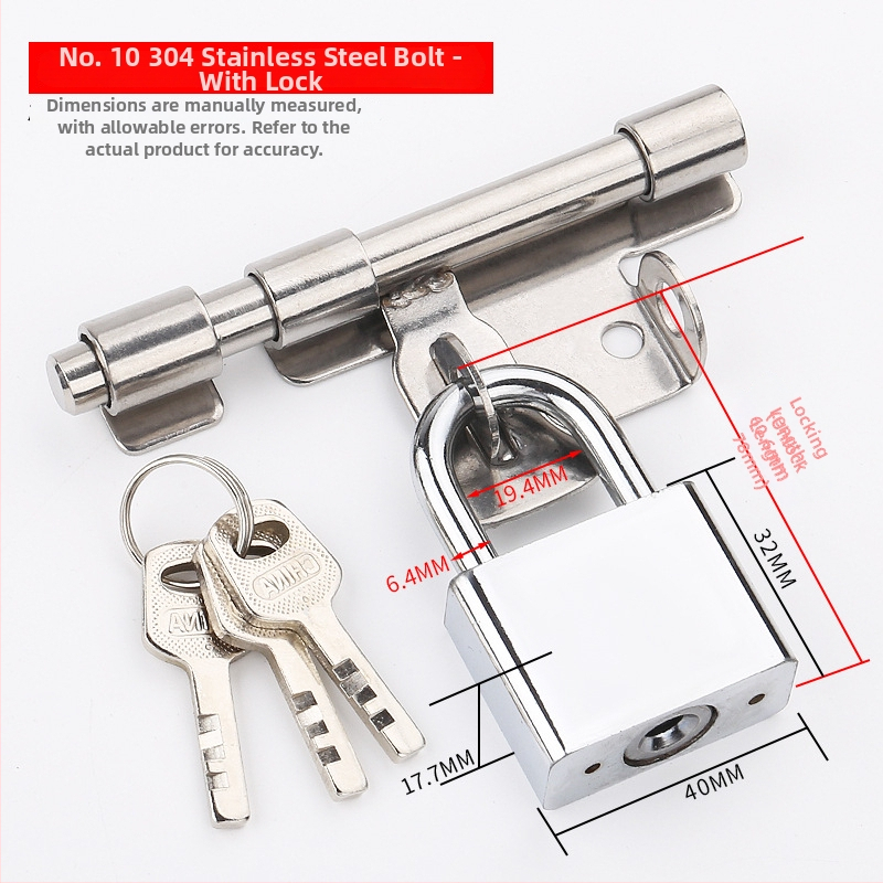 Дверна зацепка от неръждаема стомана – Solid Latch, корпус на заключващ Mechanizъм, за дървени врати, стил лайт лукс