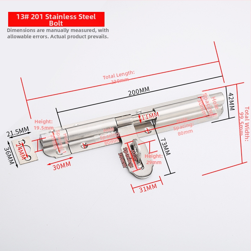 Дверна зацепка от неръждаема стомана – Solid Latch, корпус на заключващ Mechanizъм, за дървени врати, стил лайт лукс
