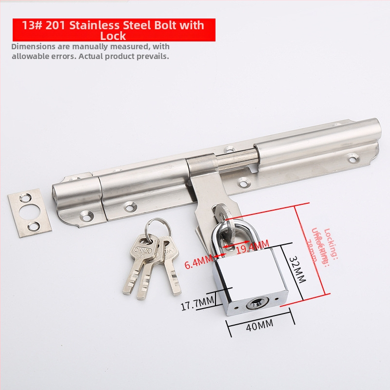 Дверна зацепка от неръждаема стомана – Solid Latch, корпус на заключващ Mechanizъм, за дървени врати, стил лайт лукс