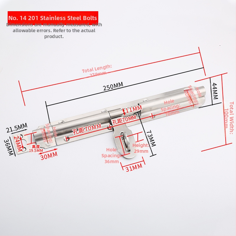 Дверна зацепка от неръждаема стомана – Solid Latch, корпус на заключващ Mechanizъм, за дървени врати, стил лайт лукс