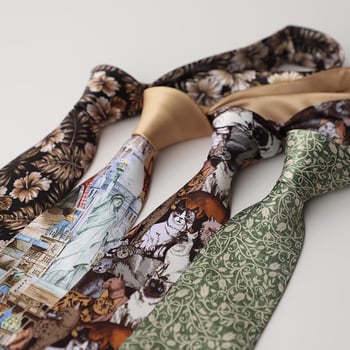 Γραβάτα - εκτυπωμένο πολυεστερικό νήμα, στυλ βέλους, ανδρική/unisex