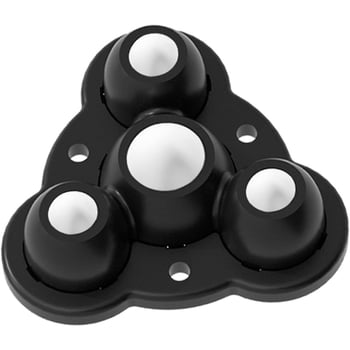 Ringing мини безшумни въртящи се ролки за мебели (ABS + неръждаема стомана)