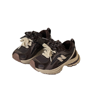 Detské zimné topánky typu Dad Shoes, horná časť: Super Fiber, magické zapínanie, unisex, športový štýl