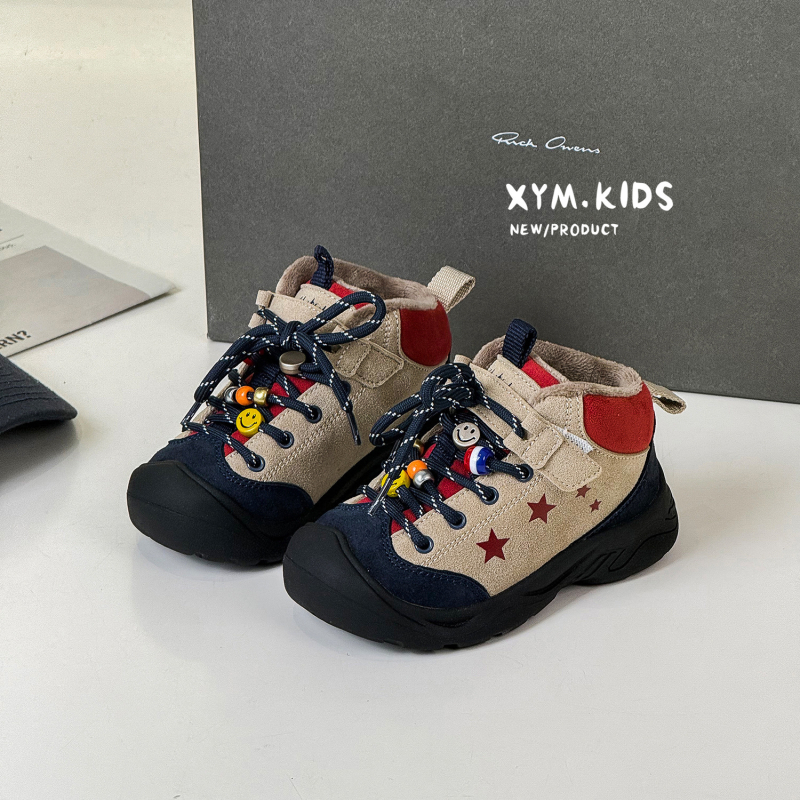 Detské zimné topánky typu Dad Shoes, horná časť: Super Fiber, magické zapínanie, unisex, športový štýl