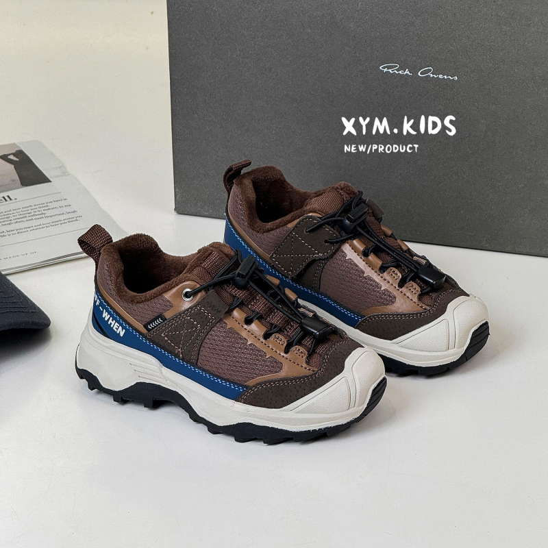 Detské zimné topánky typu Dad Shoes, horná časť: Super Fiber, magické zapínanie, unisex, športový štýl