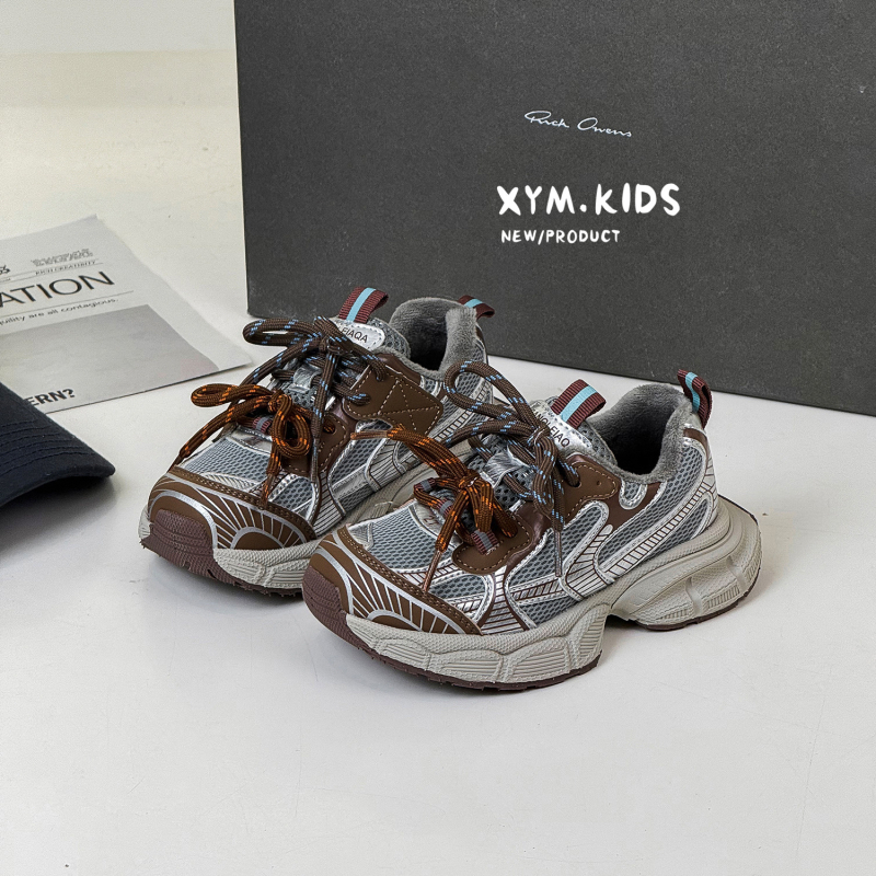 Detské zimné topánky typu Dad Shoes, horná časť: Super Fiber, magické zapínanie, unisex, športový štýl