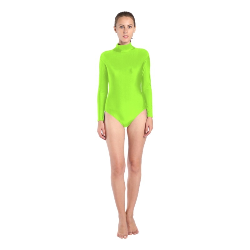 Leotard na tanec a gymnastiku — vysoký golier, unisex, Lycra/Spandex materiál