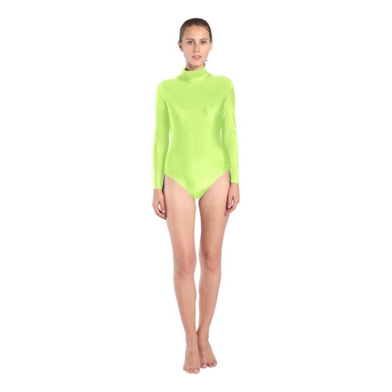 Leotard na tanec a gymnastiku — vysoký golier, unisex, Lycra/Spandex materiál