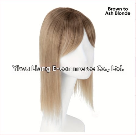 Perucă pentru femei - Piesă lungă, dreaptă cu breton 3D, procesare mecanizată, mătase rezistentă la temperaturi înalte, poate fi coafată și vopsită