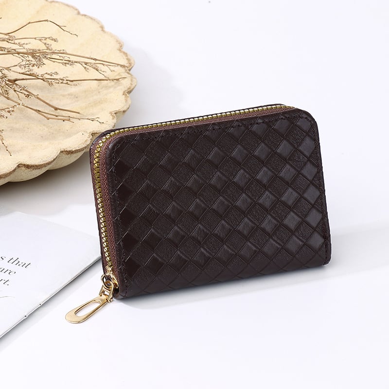 Акордеонен държач за карти с множество джобове – PVC материал, буквена шарка, Yanxi, унисекс, ултралек, антикрадба, подплата полиестер