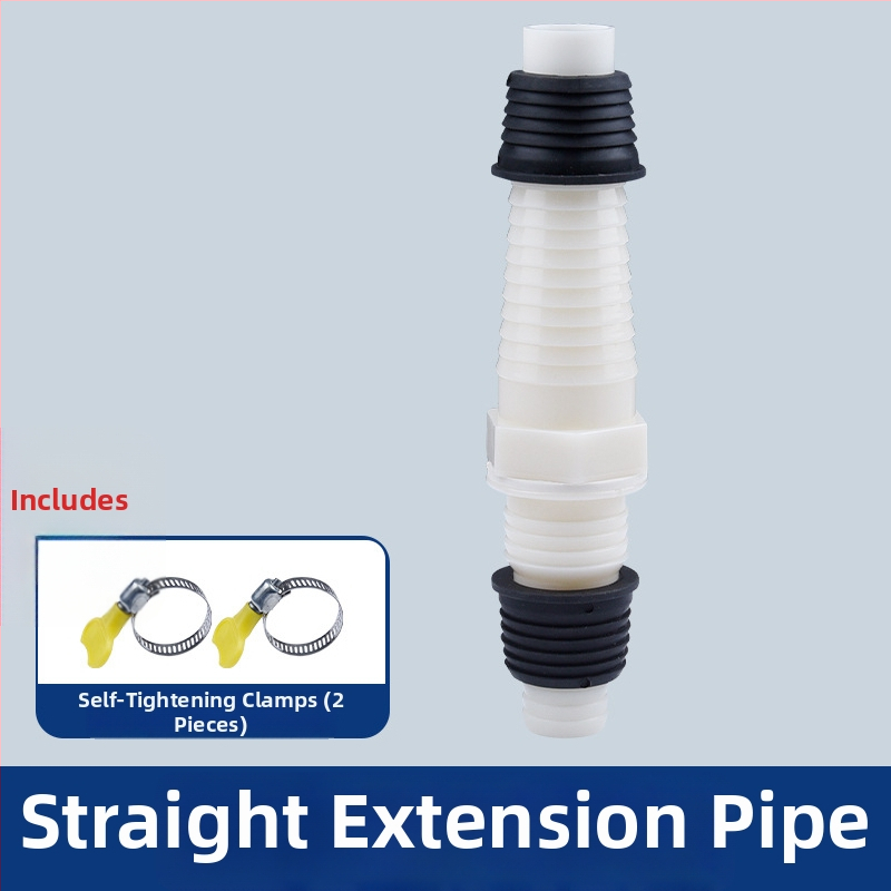 Пералня тръба за отводняване, Y-разклонение, триръчна удължителна тръба, връзка към подов дренаж (Марка: друга; Сертификация: Няма; Материал: По подразбиране; Стил: модерен и минималистичен)