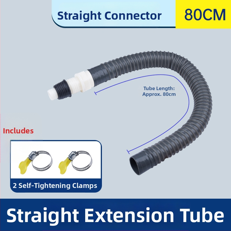 Пералня тръба за отводняване, Y-разклонение, триръчна удължителна тръба, връзка към подов дренаж (Марка: друга; Сертификация: Няма; Материал: По подразбиране; Стил: модерен и минималистичен)