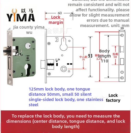 Rukoväťový zámok pre vnútorné drevené dvere — mechanický zámok, zapustená inštalácia, univerzálny valec, modely 5045/5845/7255