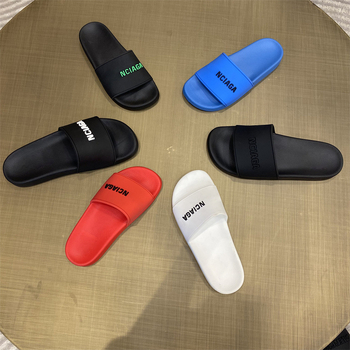 Flip-flops unisex din piele sintetică, talpă din cauciuc, stil de relaxare, vară 2023