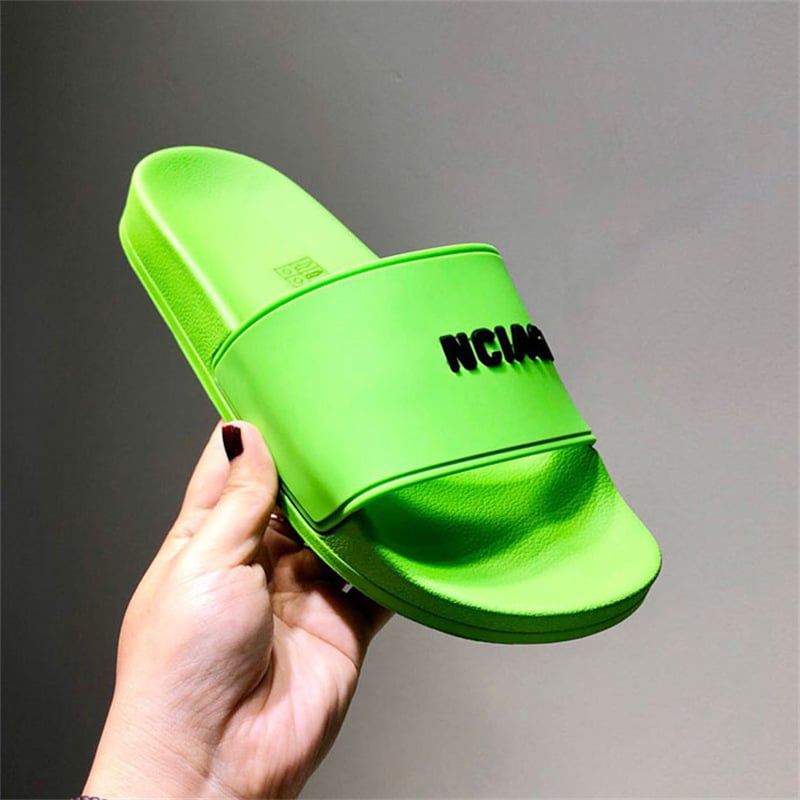 Flip-flops unisex din piele sintetică, talpă din cauciuc, stil de relaxare, vară 2023