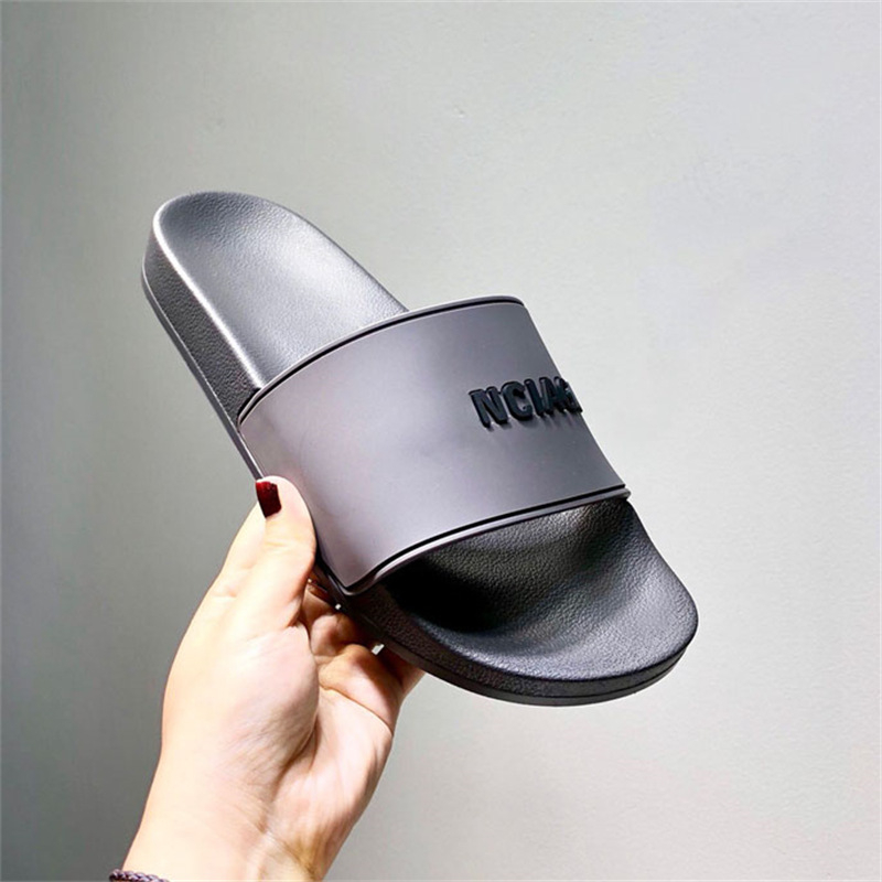 Flip-flops unisex din piele sintetică, talpă din cauciuc, stil de relaxare, vară 2023