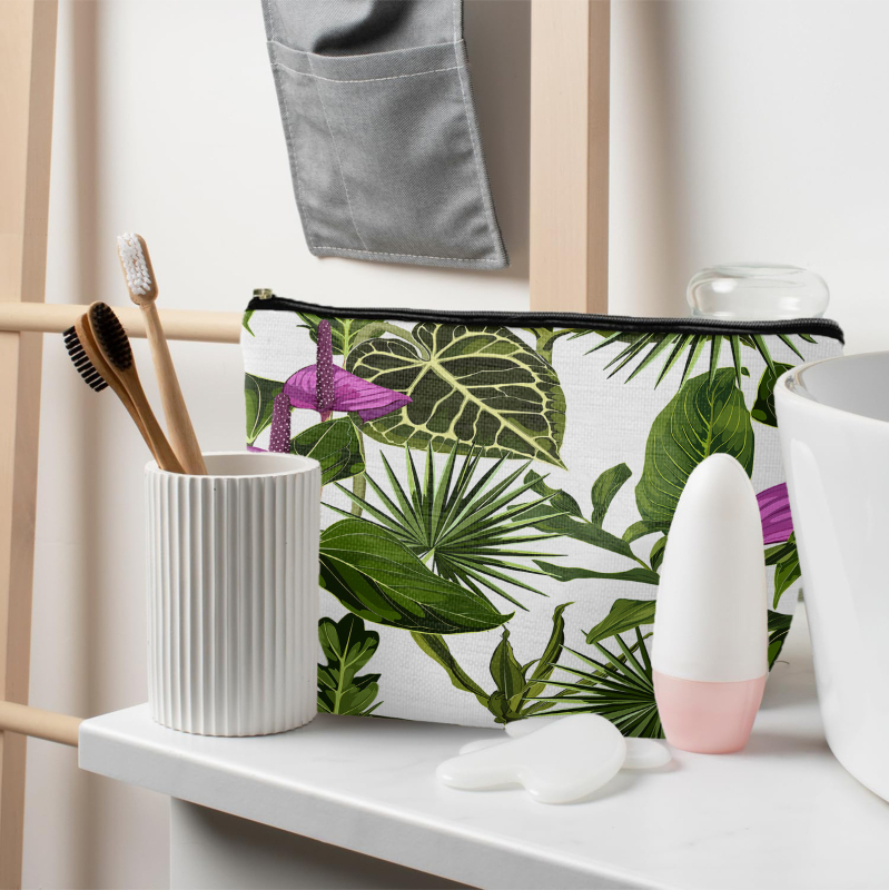 Sminktáska – multifunkcionális, téglalap alakú, skandináv stílus, poliészter anyag