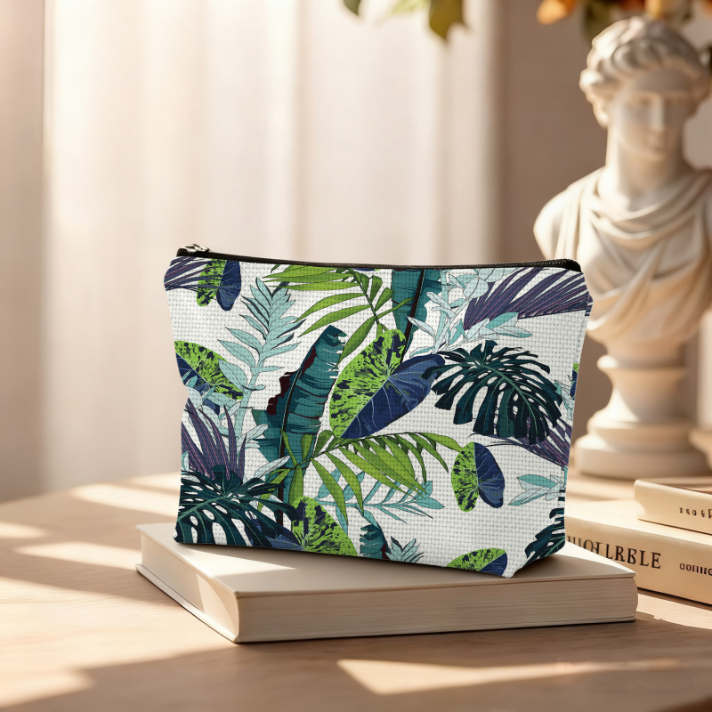 Sminktáska – multifunkcionális, téglalap alakú, skandináv stílus, poliészter anyag